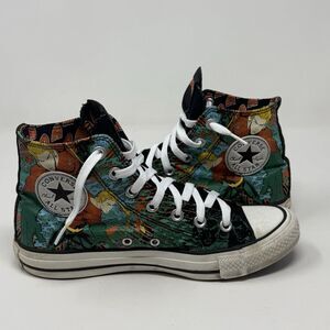 Converse All Star Hi DC Comics Aquaman Shoes Mens 6 Womens 8 Multicolor Graphics